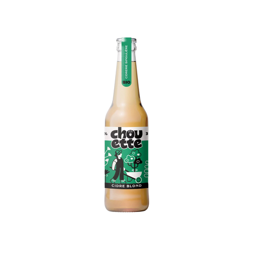 [3760044330002] Le Coq Toqué La Chouette Cidre Blond Bio verre - 12 x 33cl