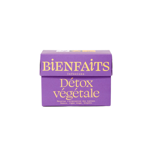 [3760086420365] Bienfaits Infusion Detox végétale sachet Bio - 20 x 1,4g