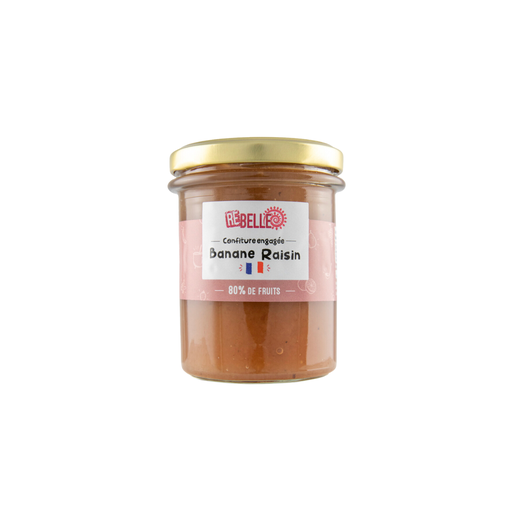 [3760262730653] Re-Belle Confiture Banane Raisin - 5 x 485g