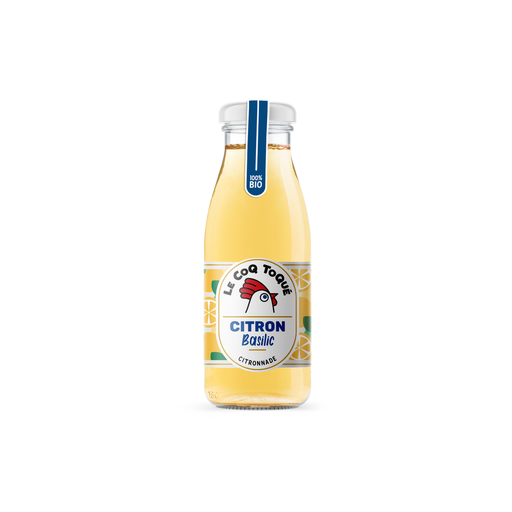 [3760048260718] Le Coq Toqué ! Citronnade Basilic Bio verre - 12 x 25cl