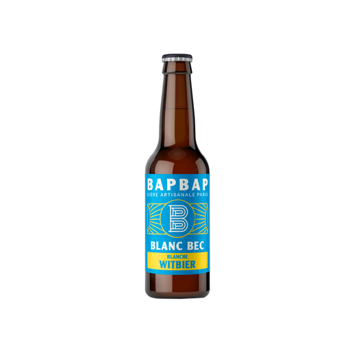 [3760109910026] BAPBAP Blanc Bec (bière de blé) - 12 x 33cl