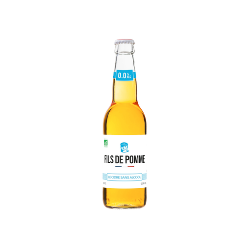 [3760260150248] Fils de Pomme - Le cidre sans alcool verre - 24 x 33cl