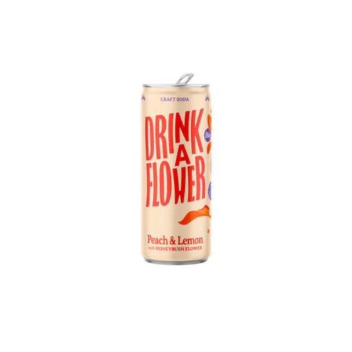Drink A Flower Pêche & Citron Bio cans - 12 x 25cl