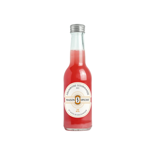 [3760199620638] Maison SPECHT Framboise Gourmande et note de balsamique Bio verre - 12 x 25cl 