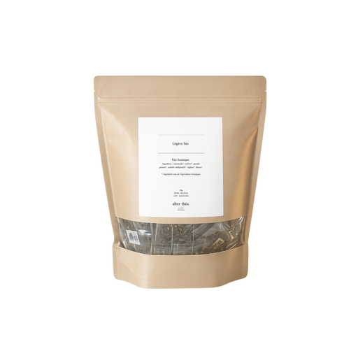 [3760378152042] Alter Thēa (ex : Maison Itany) Légère (Digestive) Bio Citronnelle, mélisse, menthe poivrée, achillée, millefeuille, réglisse, bleuet sachet - 100 x 2,5g