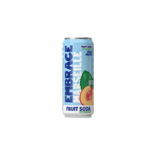 [3770035766048] Embrace Marseille Pêche Menthe cans - 12 x 33cl
