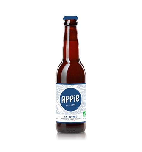 [3760255150673] Appie Blonde Bio verre - 12 x 33cl