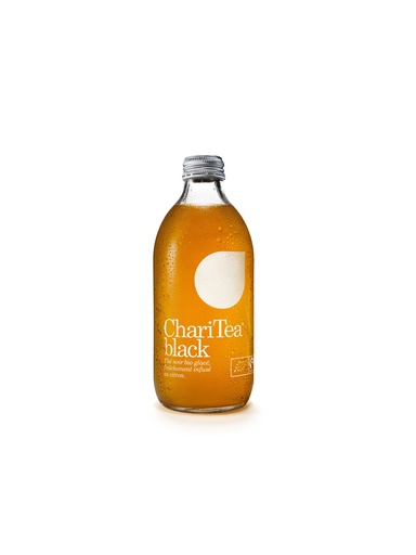 [422 821 67] Charitea Black - Thé noir citron, sirop d'agave Bio verre - 12 x 33cl