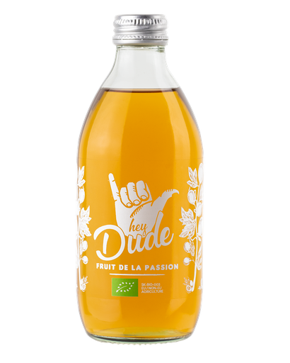 [3770027896012] Dude Fruit de la passion Bio verre - 12 x 33cl