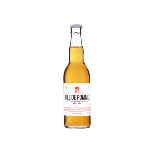[3760260150002] Fils de Pomme Infusé Yuzu Bio - L'Audacieux verre - 12 x 33cl