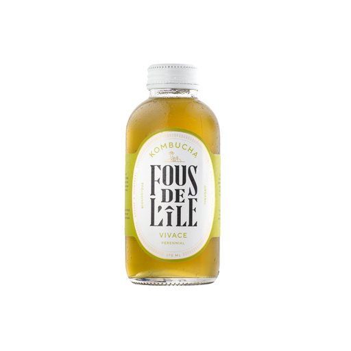 [3770015551022] Fous de l'Île Kombucha Vivace Bio verre - 12 x 375ml 