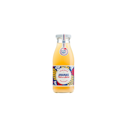 [3760048260596] Le Coq Toqué ! Pur jus d'ananas pain de sucre Bio verre - 12 x 25cl