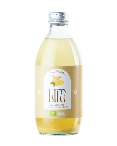 [3770027896043] LIM Bio Gingembre verre - 12 x 33cl