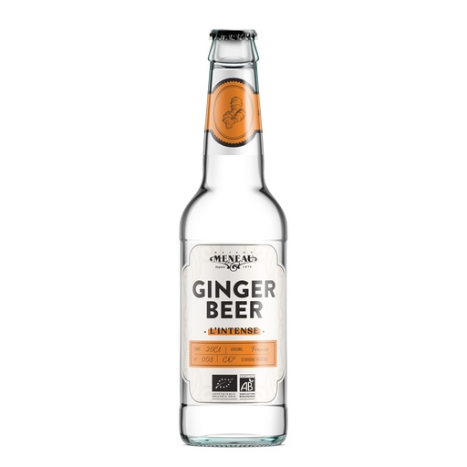 [23274490970513] Meneau Bartenders Ginger Beer Bio verre - 12 x 20cl