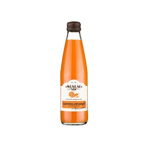 [23274490976294] Meneau Jus de Carotte Orange Bio verre - 12 x 25cl