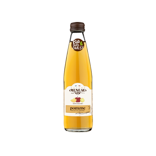 Meneau Jus de Pomme Trouble Bio verre