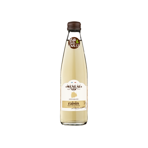 Meneau Jus de Raisin Blanc Bio verre