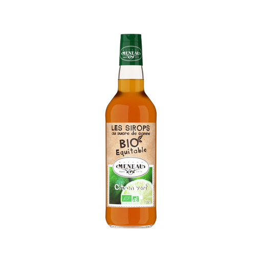 [3274490972377] Meneau Sirop Citron Vert Bio Verre - 1 x 50cl