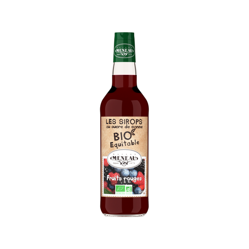 [3274490970243] Meneau Sirop Fruits Rouges Bio Verre - 1 x 50cl