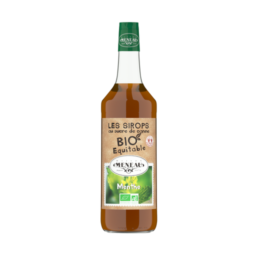 [3274490970595] Meneau Sirop Menthe Bio Verre - 1 x 1L