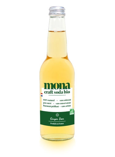 [3760255150857] Mona Ginger beer Bio verre - 12 x 33cl